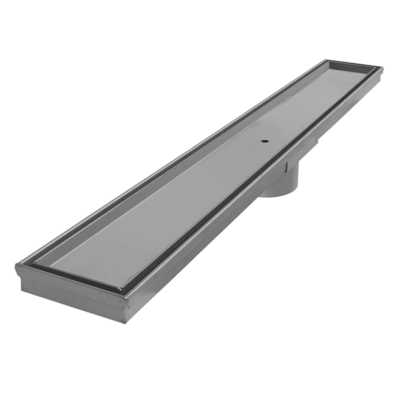 1300mm Bathroom Linear Tile Insert Shower Drain Variation Offset 80mm Waste