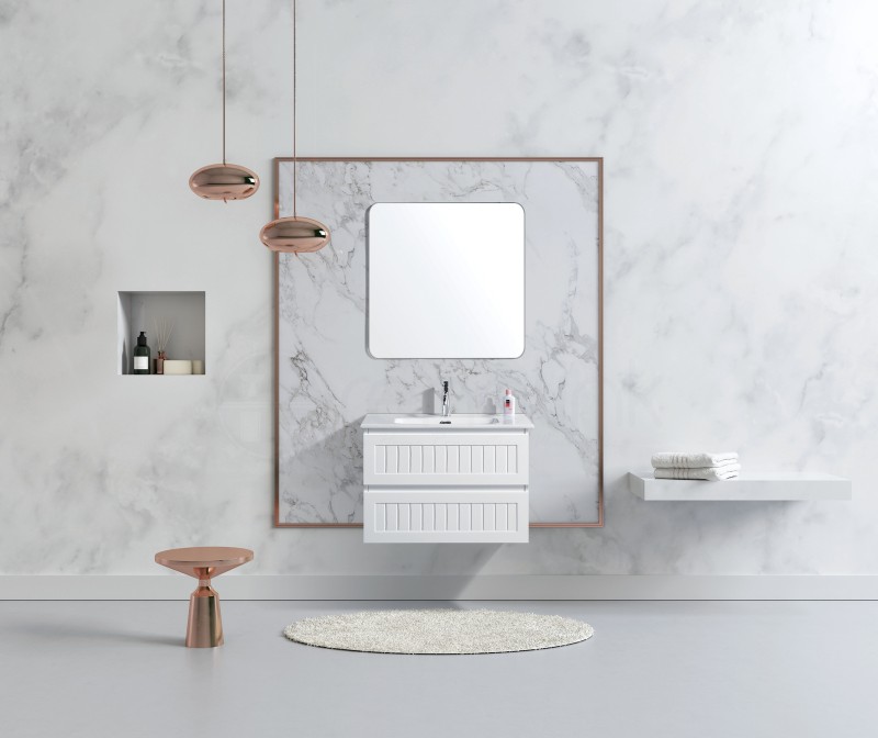 Hampton 750mm PVC Wall Hung Bathroom Vanity
