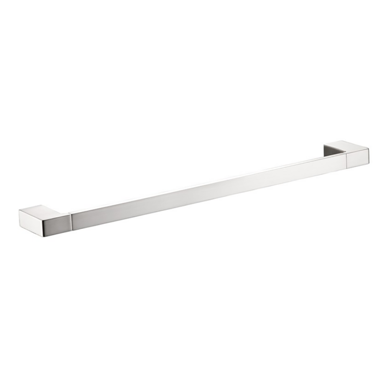 Ceram Single Towel Rail 600mm Brushed Nickel