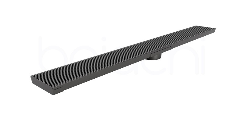 150-600mm Linear Heelguard Adjustable Floor Waste Gun Metal
