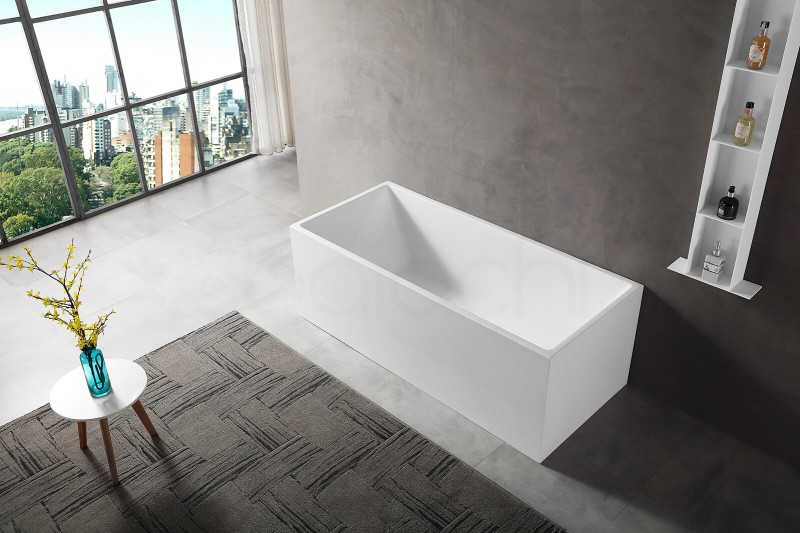 Bathroom Free Standing Bath Tub 1000X700X580 Thin Edge Freestanding Ren185-1000