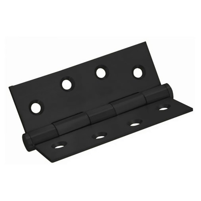 Zanda Matt Black Butt Hinge Loose Pin 100 x 75 x 2.5mm (pair) Matte Black