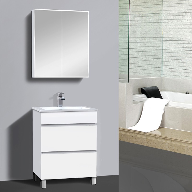 Vellena 600mm PVC Water Proof Bathroom Vanity Cabinet