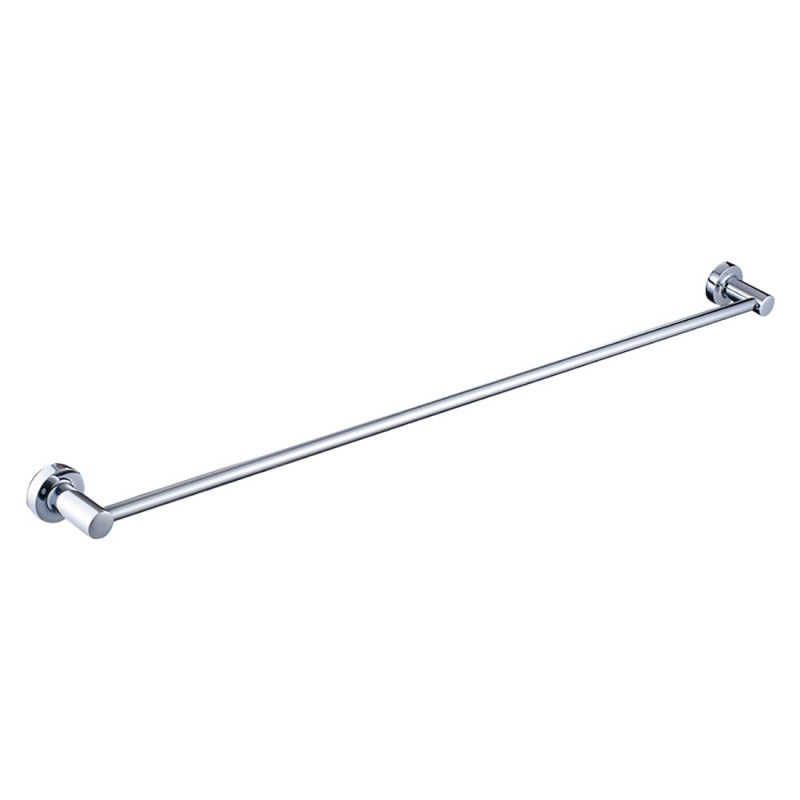 Ruby Single Towel Rail 800mm Chrome