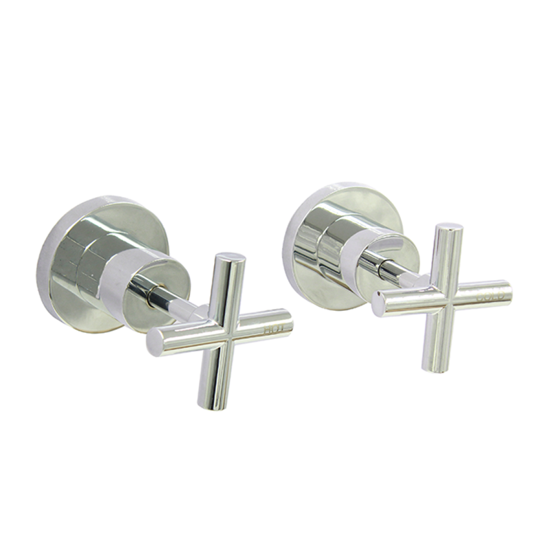 Wahlen 10 (Trade) Cross Handle Wall Top Assembly Chrome