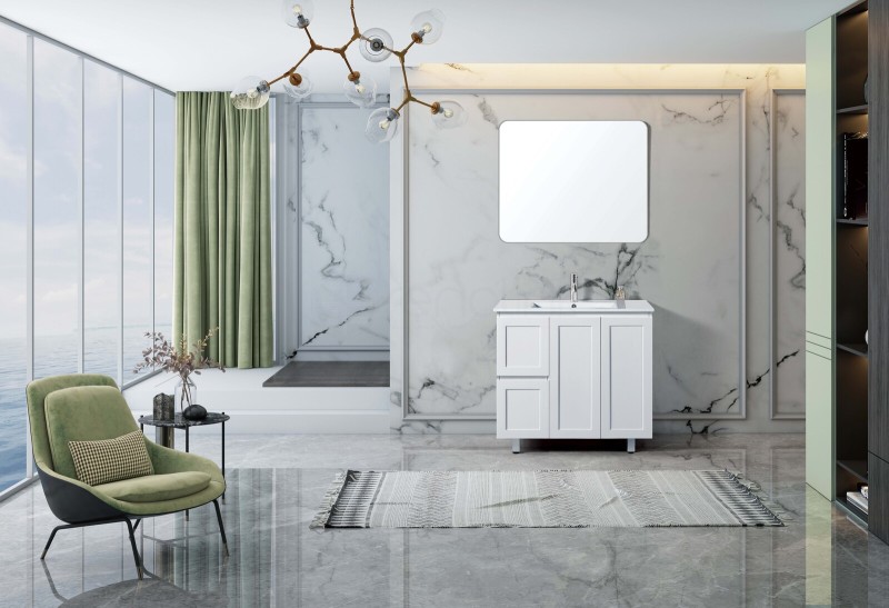 Shaker 900mm PVC Bathroom Vanity i