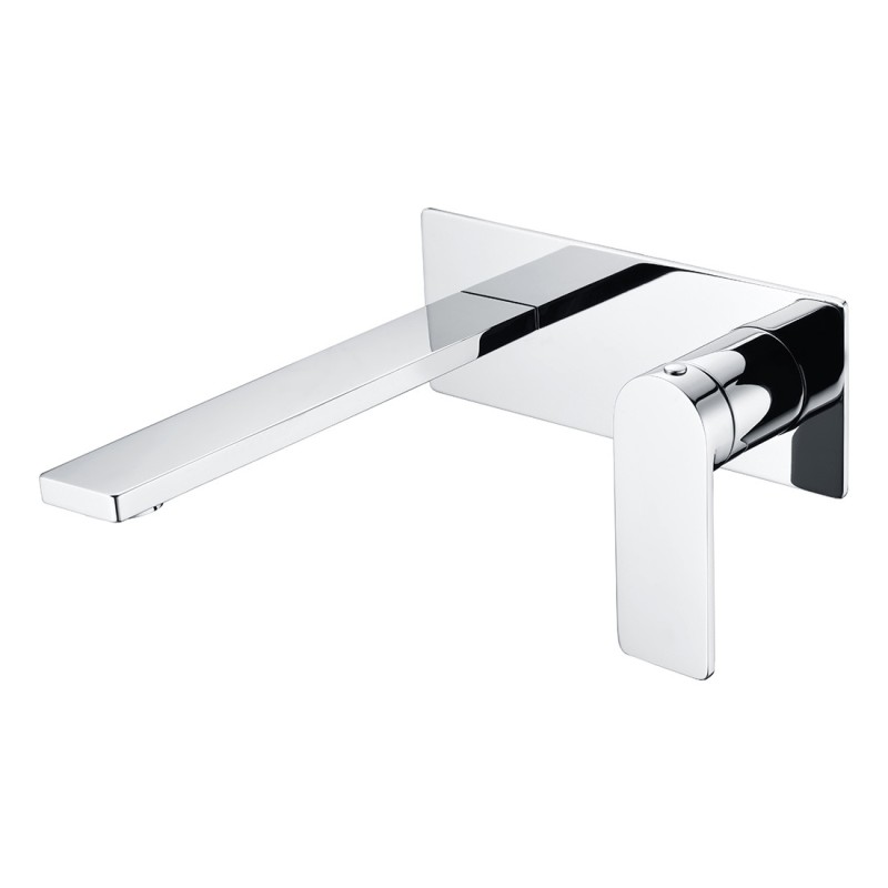 Ruki Wall Mixer With Spout Chrome