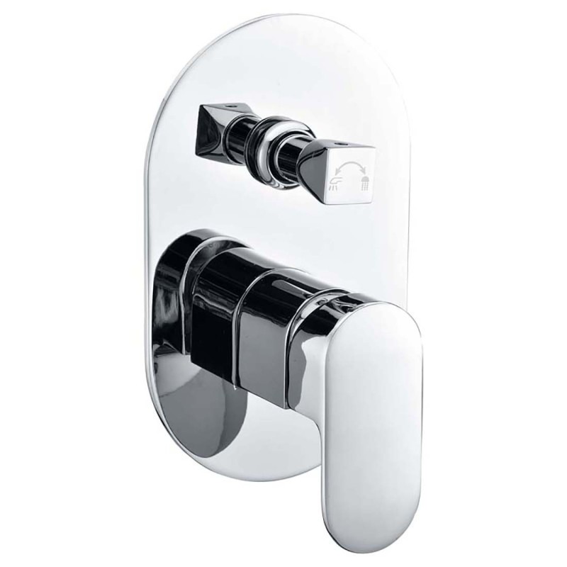 Dove Wall Mixer With Diverter Chrome
