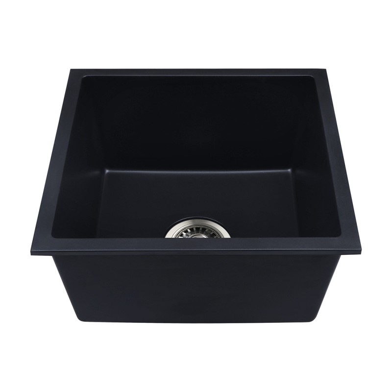 Baiachi Single Bowl Granite Kitchen Sink Black