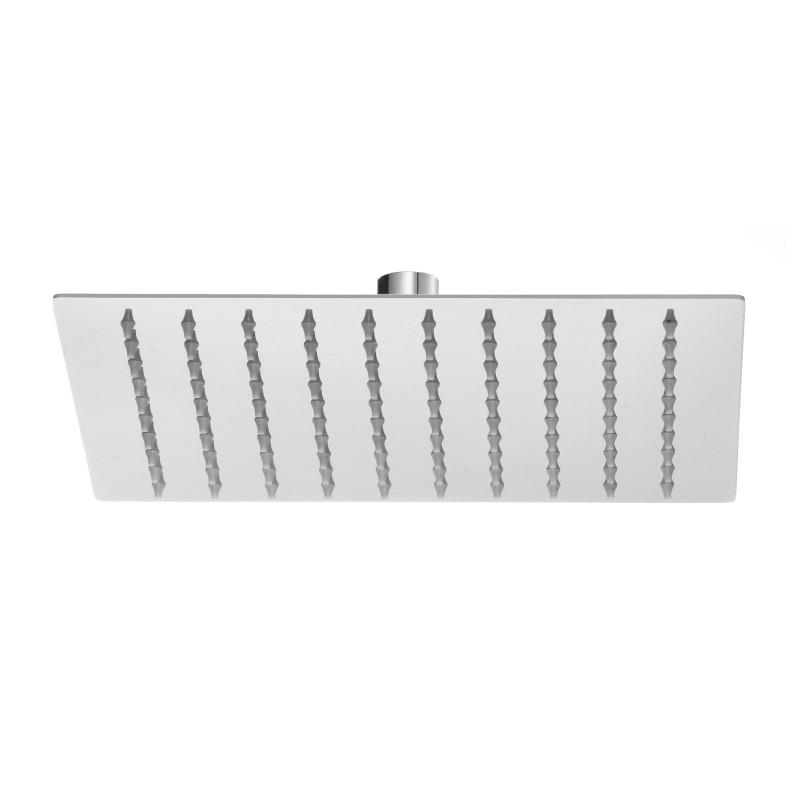 Square Stainless Steel Shower Head 250mm Chrome