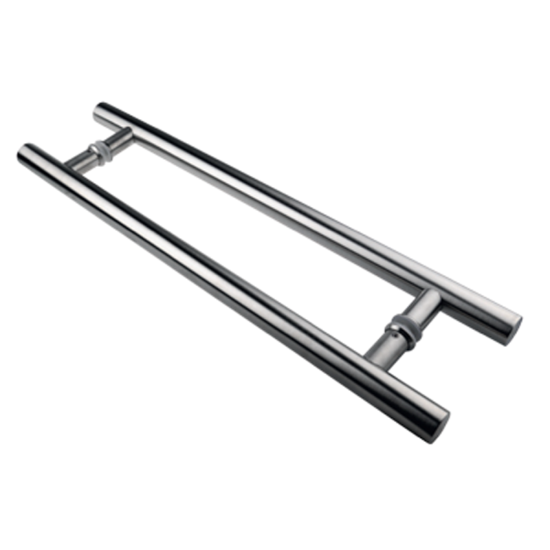 Entrance Door Pull Handle Round Back To Back Pair Stainless Steel Ph804-32X500-SS
