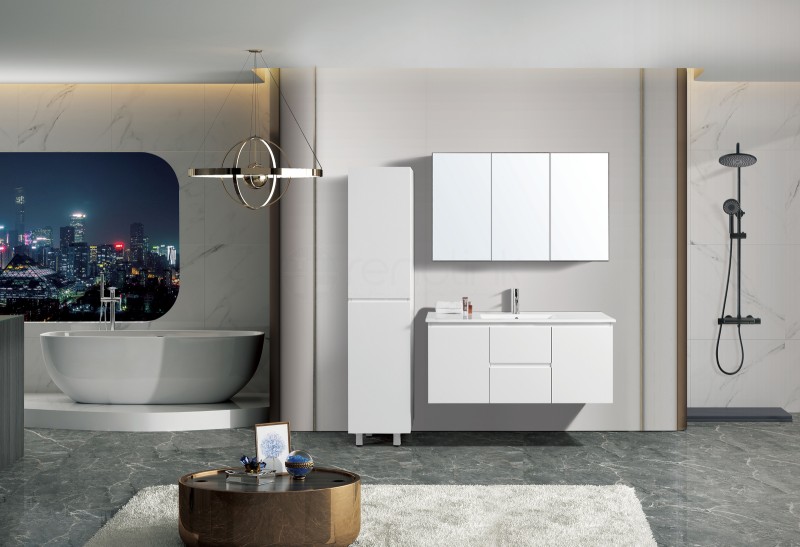 Ivana 1200mm PVC Water Proof Wall Hung Bathroom Vanity