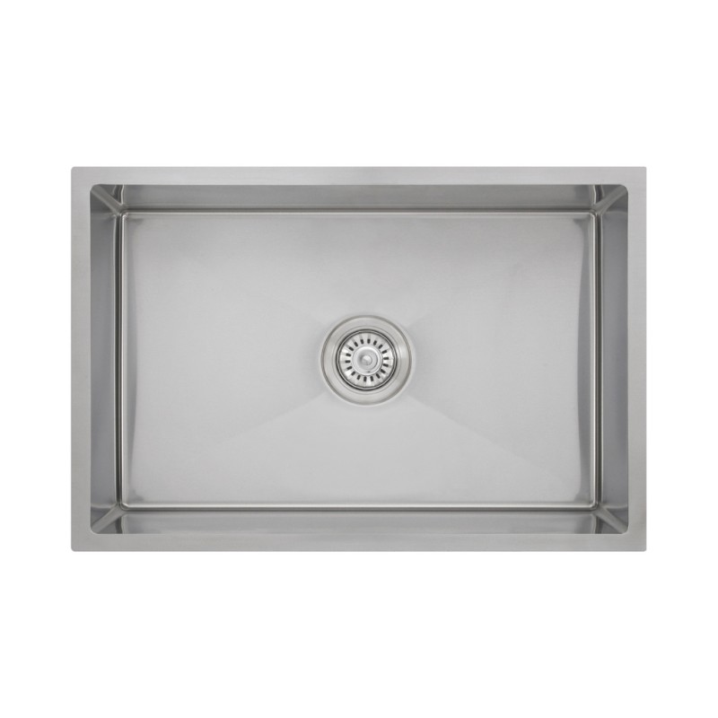 640X440mm Handmade Laundry Kitchen Sink Top/Under Mount Stainless Steel