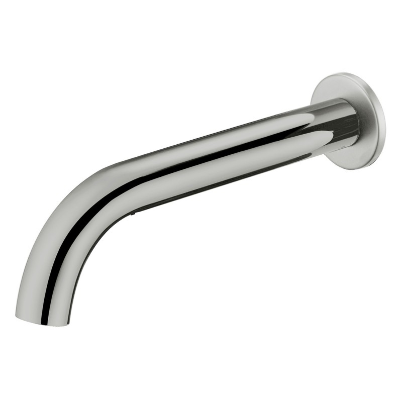 Ikon Hali Round Spout Brushed Nickel