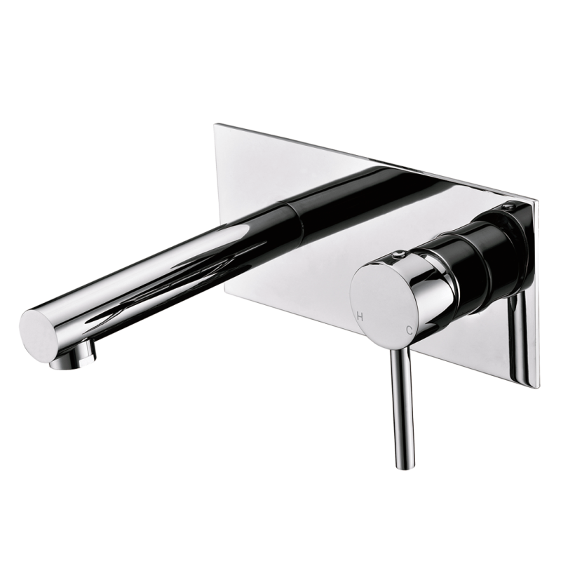 Rund Round Bath/Basin Mixer With Spout Chrome