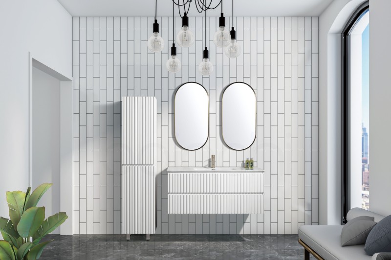 Oslo 1200mm PVC Wall Hung Bathroom Vanity